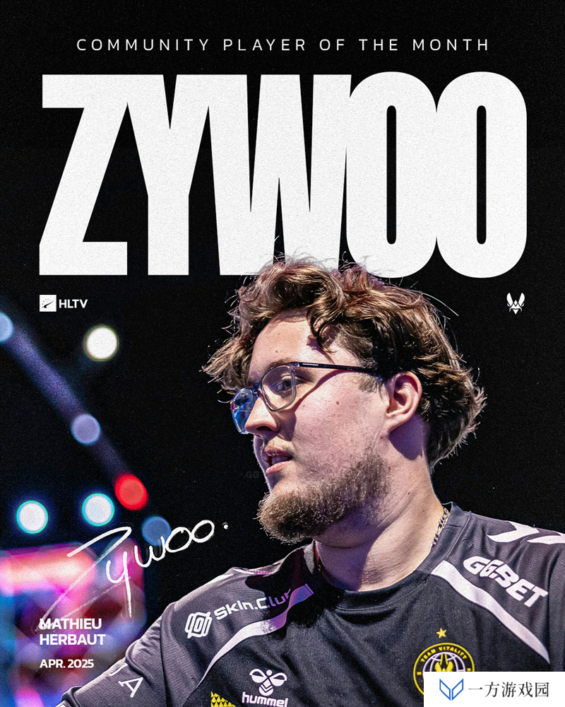 详细阅读:社区投票:ZywOo当选HLTV四月代表选手 社区投票:ZywOo当选HLTV四月代表选手